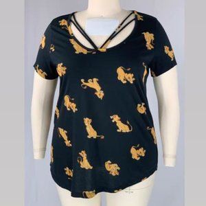 Torrid Disney Strappy Lion King Print Top